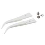 Ceramic Tweezer Tips, Style 7, Zirconia Tips for 7MZ.SA, Curved, Fine, 1.8" redirect to product page